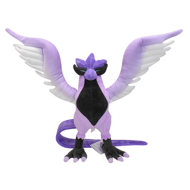 Roxo articuno bonito pelúcia recheado brinquedos